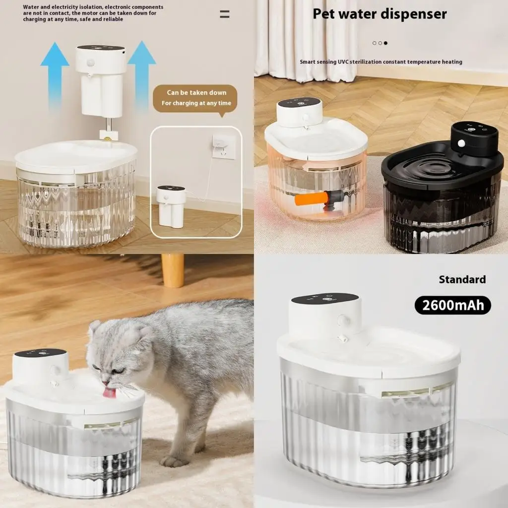 Automatic Pet Water Fountain Drinking Dispenser with Circulating for Small Dogs Multiple Animals X3UC
Automatic Pet Water Fountain Drinking Dispenser with Circulating for Small Dogs Multiple Animals X3UC