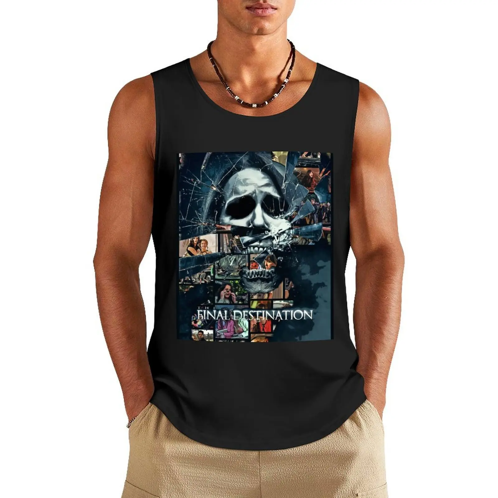 Final destination Tank Top Men's summer t-shirt gym clothing Gym man basketball clothing 
Final destination Tank Top Men's summer t-shirt gym clothing Gym man basketball clothing