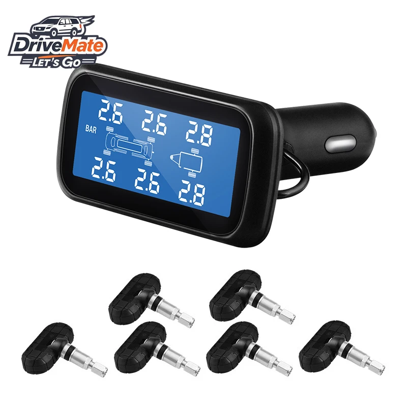 Factory Direct Selling Wireless Radio Frequency Truck Universal 6 Wheel Tire Pressure Monitoring System Cigarette Lighter Style
Factory Direct Selling Wireless Radio Frequency Truck Universal 6 Wheel Tire Pressure Monitoring System Cigarette Lighter Style