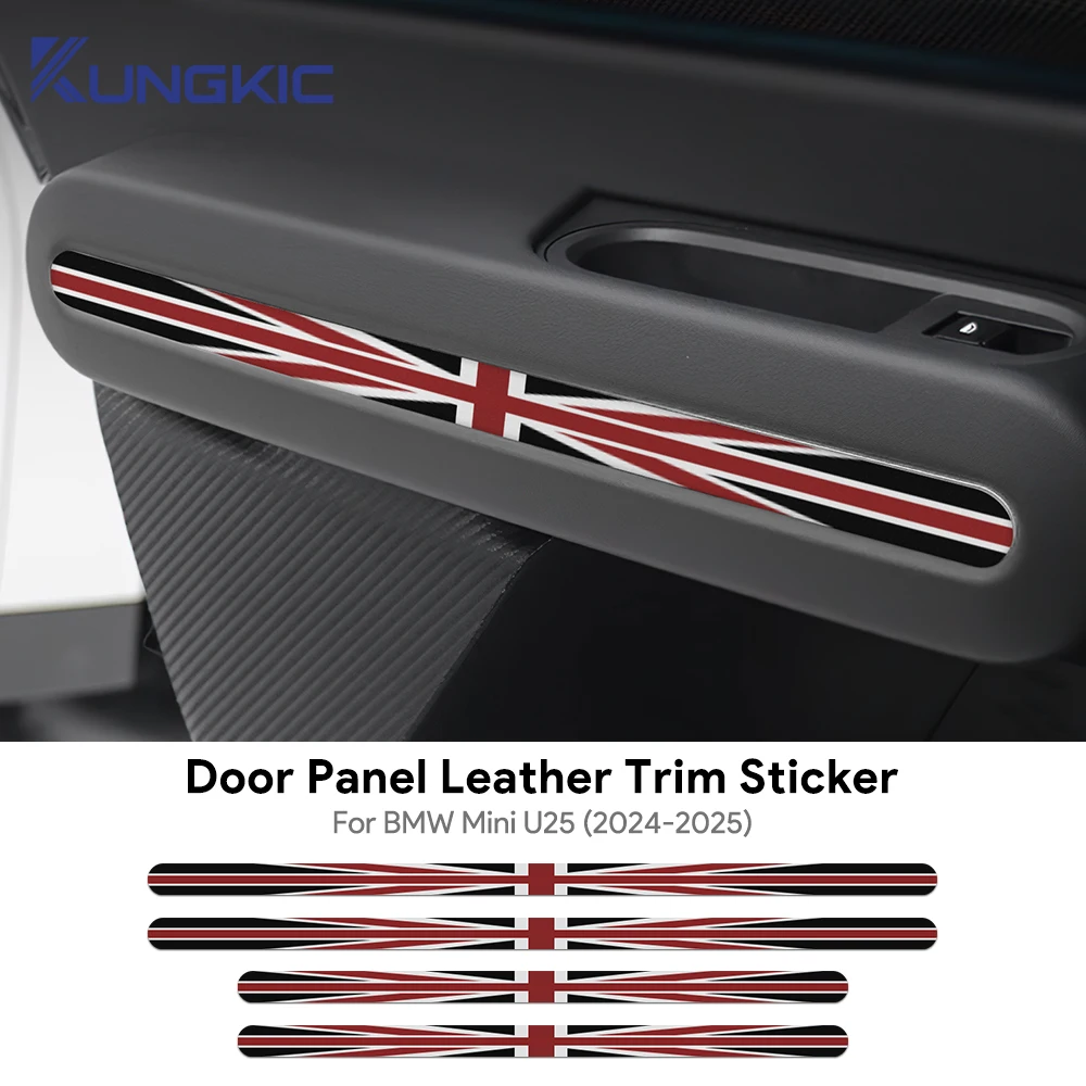 For BMW MINI Countryman U25 2024 2025 4pcs PU Leather Car Door Decorative Strips Interior Sticker Car Interior Accessories
For BMW MINI Countryman U25 2024 2025 4pcs PU Leather Car Door Decorative Strips Interior Sticker Car Interior Accessories