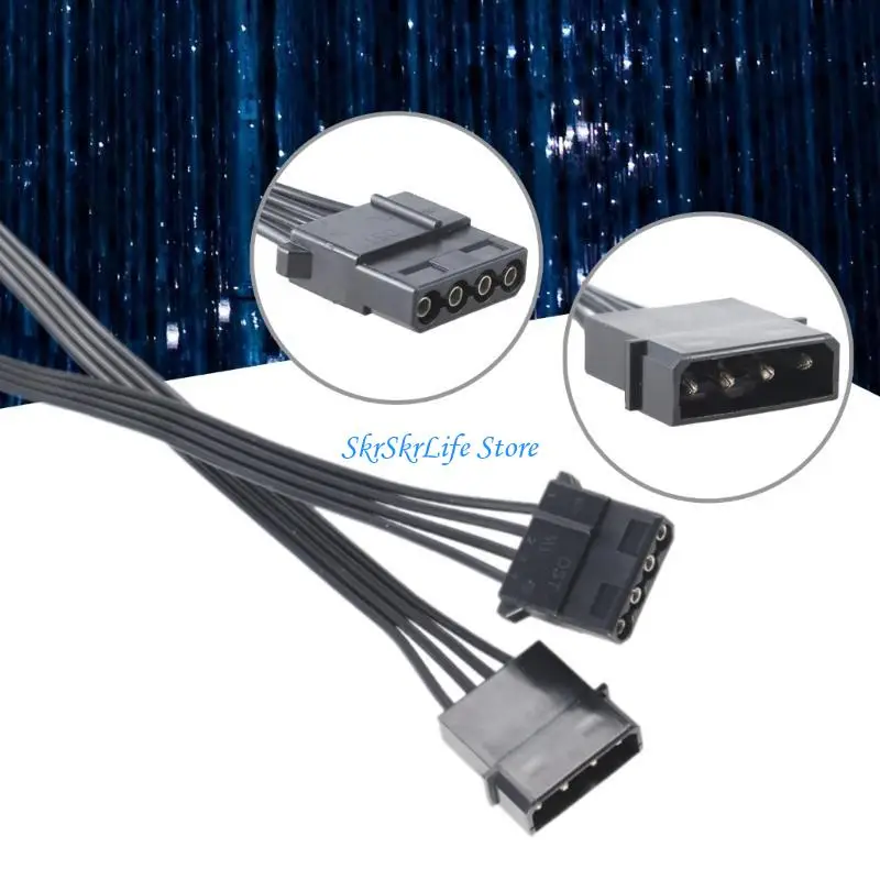 E65E 4 Pin Male To Femel 4Pin Power Extension Cord for Computer Chassis Fan
E65E 4 Pin Male To Femel 4Pin Power Extension Cord for Computer Chassis Fan