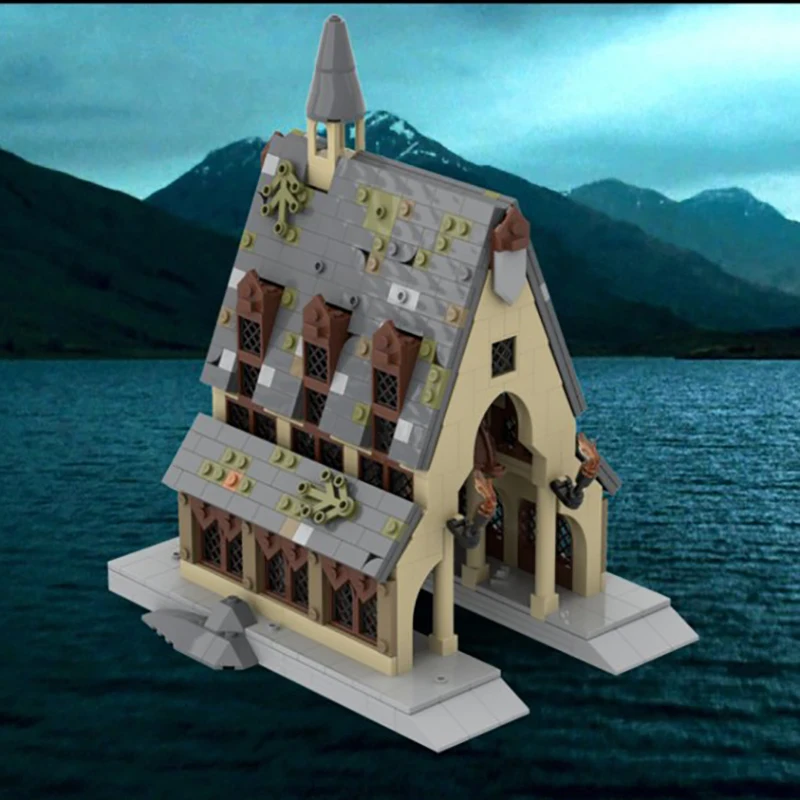MOC Castle Magic Castle Boat House Small Particle Building Block Model DIY Assembly Toy Children's Fantasy Brick Collection Gift
MOC Castle Magic Castle Boat House Small Particle Building Block Model DIY Assembly Toy Children's Fantasy Brick Collection Gift