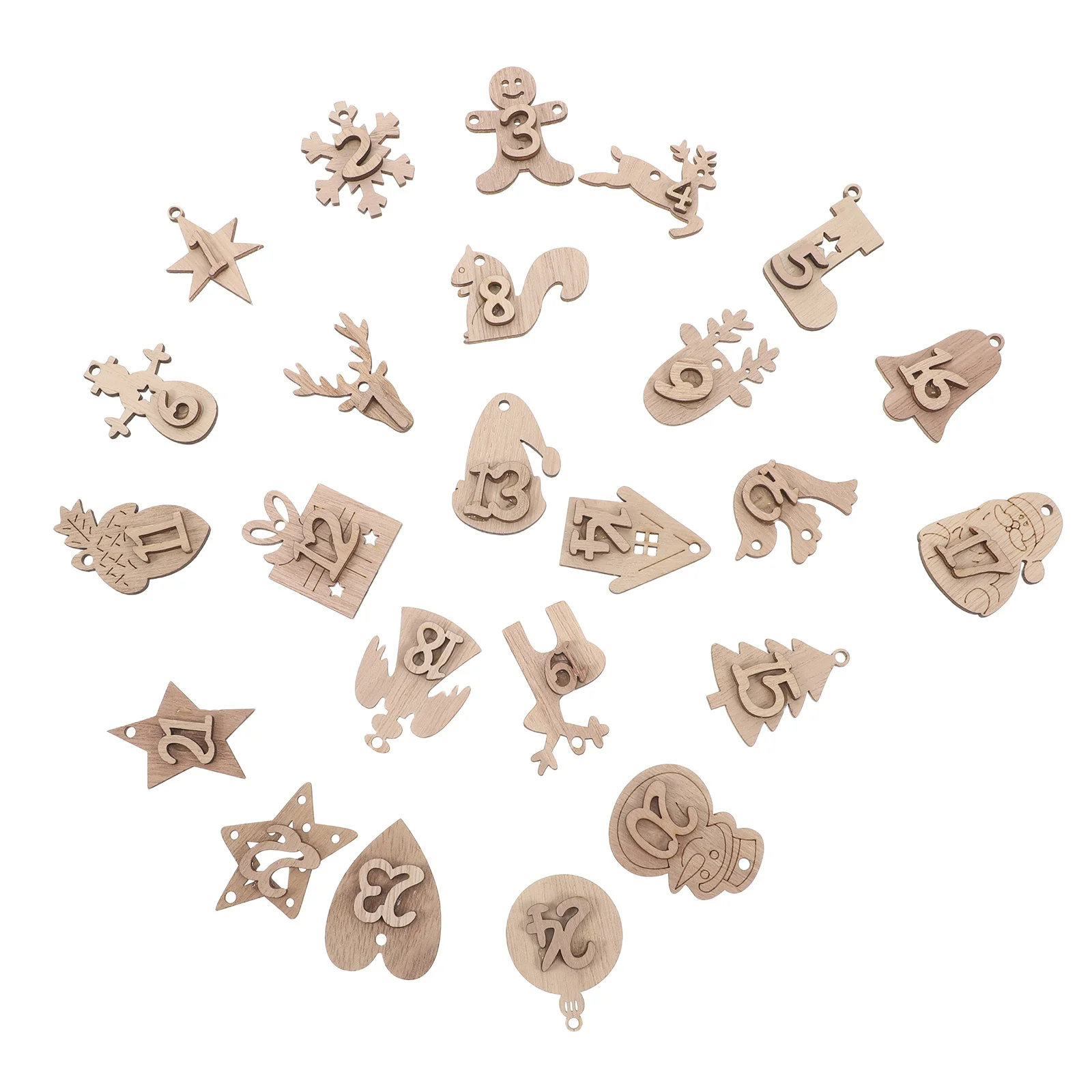 24 Pcs Christmas Calendar Pendant Wooden Label Decor Hanging Bag Xmas Tree naments Decorations Gifts For Party Bedroom Living
24 Pcs Christmas Calendar Pendant Wooden Label Decor Hanging Bag Xmas Tree naments Decorations Gifts For Party Bedroom Living