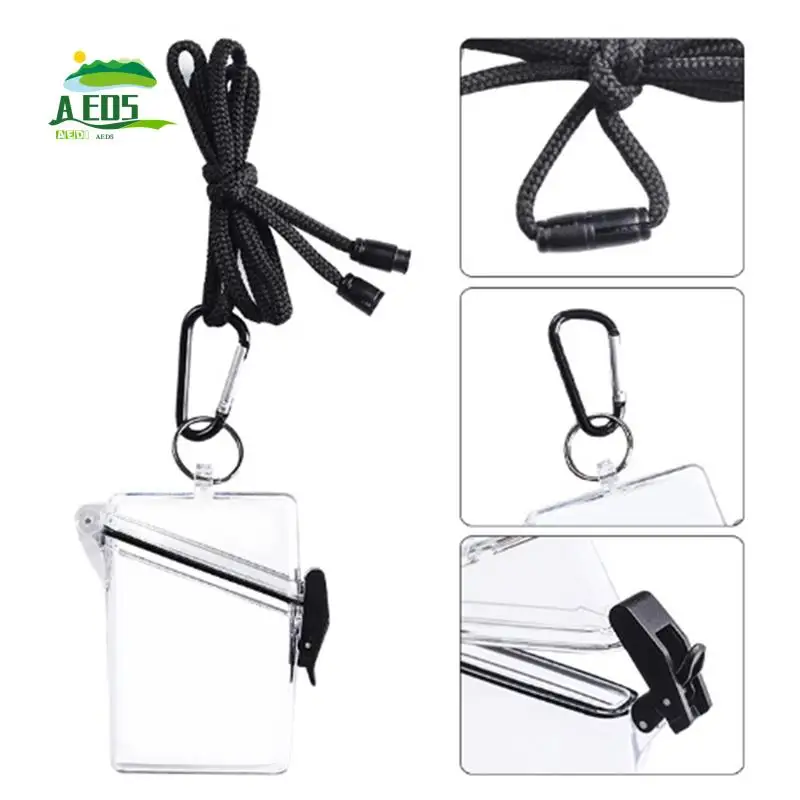 AED5-6 Pack Waterproof Id Card Badge Holder Case-Clear Waterproof Sports Case/Case Lanyards For Id&Keys Cards/Locker Dry Box
AED5-6 Pack Waterproof Id Card Badge Holder Case-Clear Waterproof Sports Case/Case Lanyards For Id&Keys Cards/Locker Dry Box