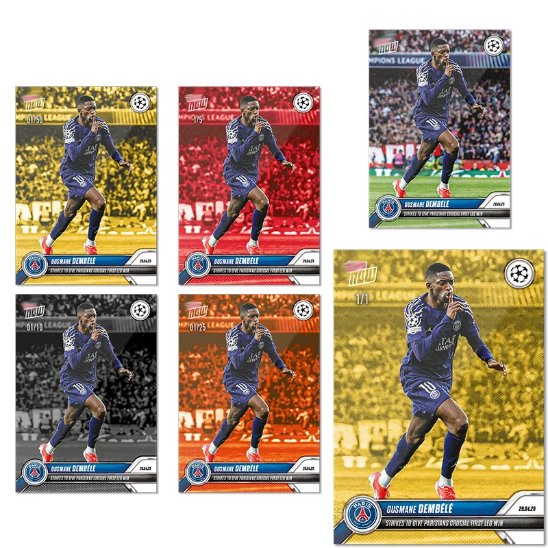 Tops Now 2024-25 UCL Ousmane Dembele Paris Saint-Germain FC DIY Homemade Football Star Trading Cards Birthday Gift Collection
Tops Now 2024-25 UCL Ousmane Dembele Paris Saint-Germain FC DIY Homemade Football Star Trading Cards Birthday Gift Collection