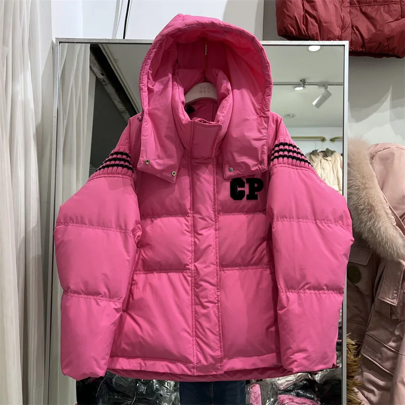 Korean Fashion White Duck Down Jacket Women Hooded Feather Parka Winter Down Coat Casual Thick Short Puffer Jacket
Korean Fashion White Duck Down Jacket Women Hooded Feather Parka Winter Down Coat Casual Thick Short Puffer Jacket