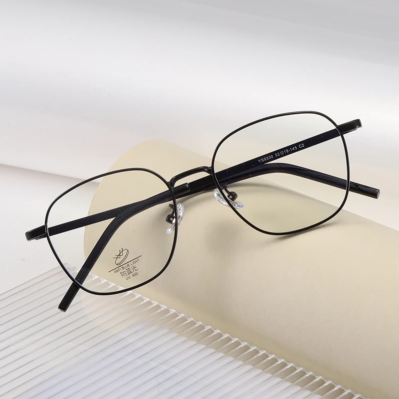 OKH Lightweight TR Temple Retro Square Frame Black Eyeglasses - Anti Blue Light Metal Frame Glasses for Men
OKH Lightweight TR Temple Retro Square Frame Black Eyeglasses - Anti Blue Light Metal Frame Glasses for Men