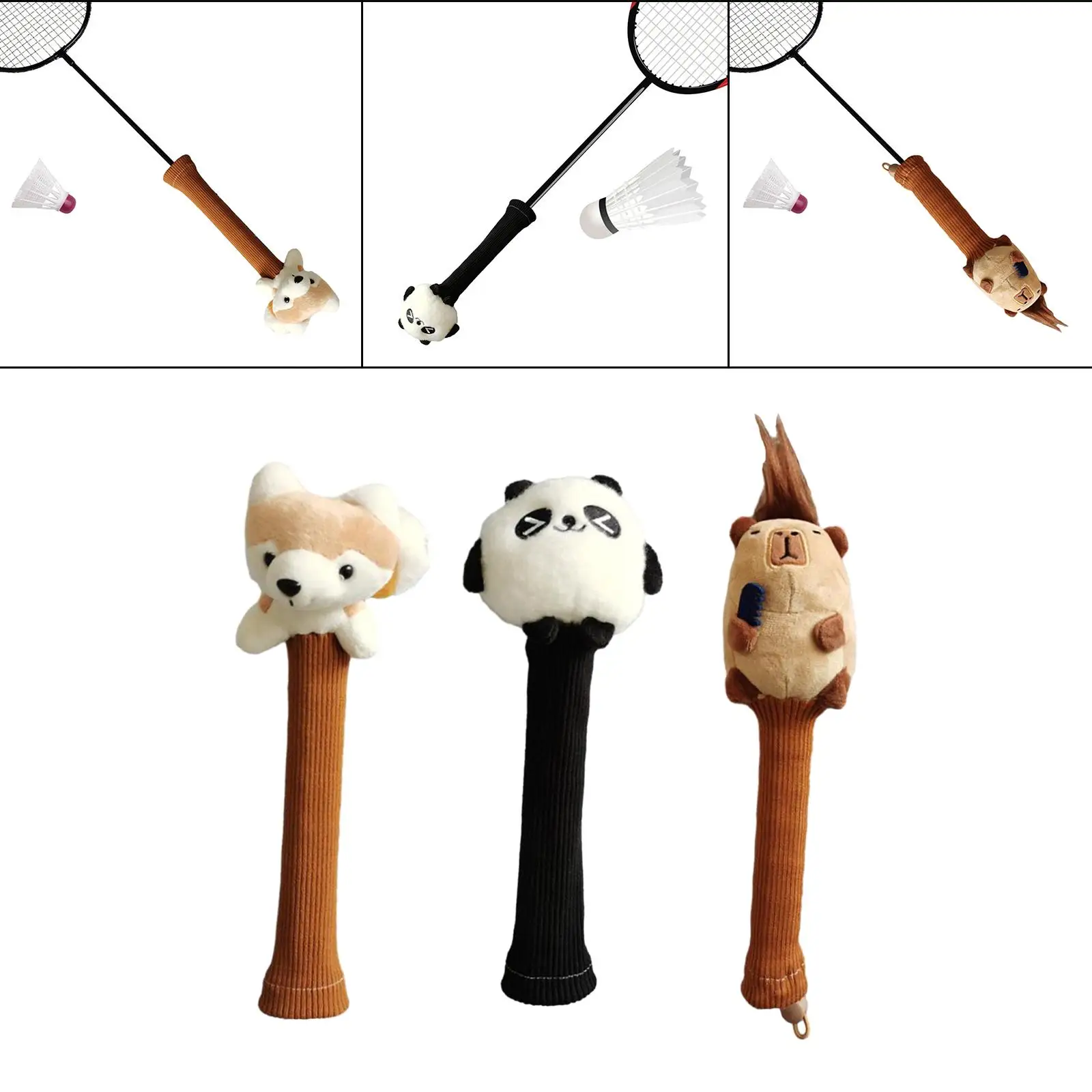 Super Absorbent Velvet Racquet Grip Anti Skid Badminton Handle Cover Cartoon Design for Tennis and Badminton Use
Super Absorbent Velvet Racquet Grip Anti Skid Badminton Handle Cover Cartoon Design for Tennis and Badminton Use