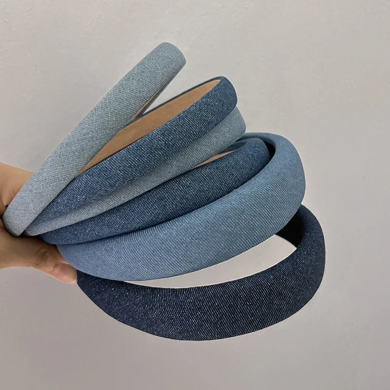 1.5/2/3cm Minimalist Women Girls Denim Sponge Padded Headbands for Ladies Daily Shopping Dress Up Head Hoop Accessories
1.5/2/3cm Minimalist Women Girls Denim Sponge Padded Headbands for Ladies Daily Shopping Dress Up Head Hoop Accessories