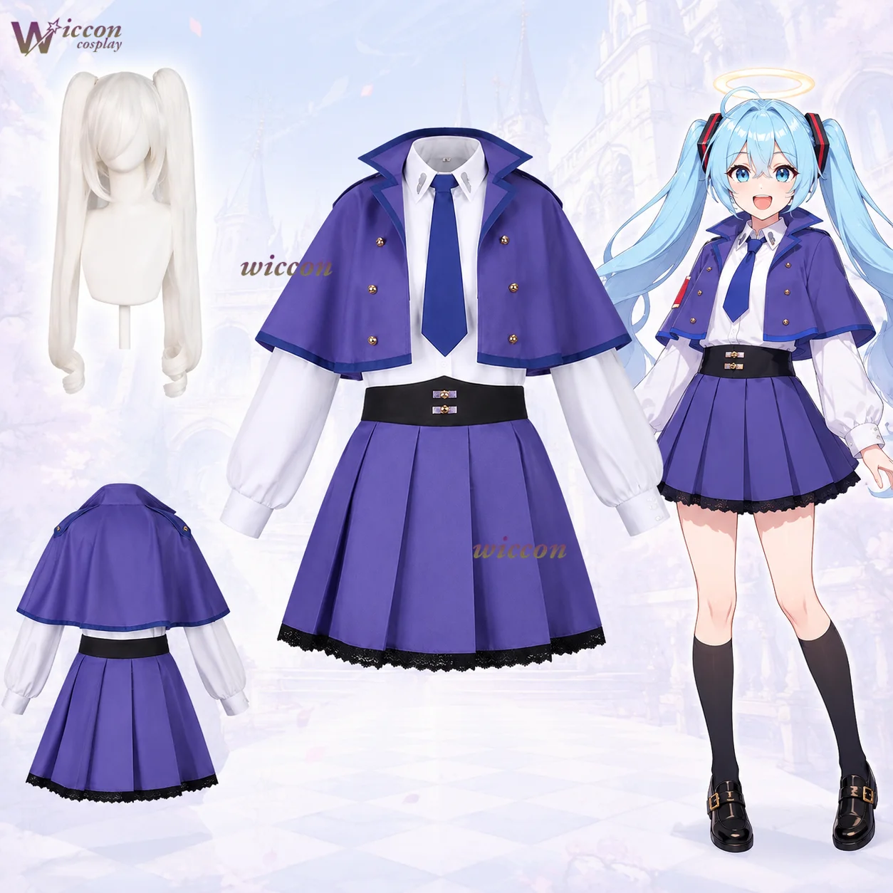 Cos Room Project Sekai Super Hate Blue Cloak Style Full Set Cosplay Costume Anime Roleplay Casual Outfit ダイダイダイダイダイキライ Cos
Cos Room Project Sekai Super Hate Blue Cloak Style Full Set Cosplay Costume Anime Roleplay Casual Outfit ダイダイダイダイダイキライ Cos