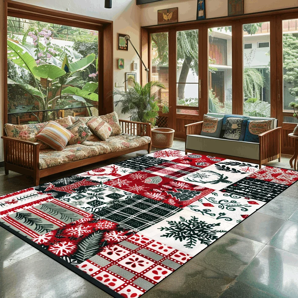 Popular Christmas Living Room Decoration Rug Large Area Anti-slip Mat Fluffy Children Rugs Cartoon Bedroom Decor Carpet New Year
Popular Christmas Living Room Decoration Rug Large Area Anti-slip Mat Fluffy Children Rugs Cartoon Bedroom Decor Carpet New Year
