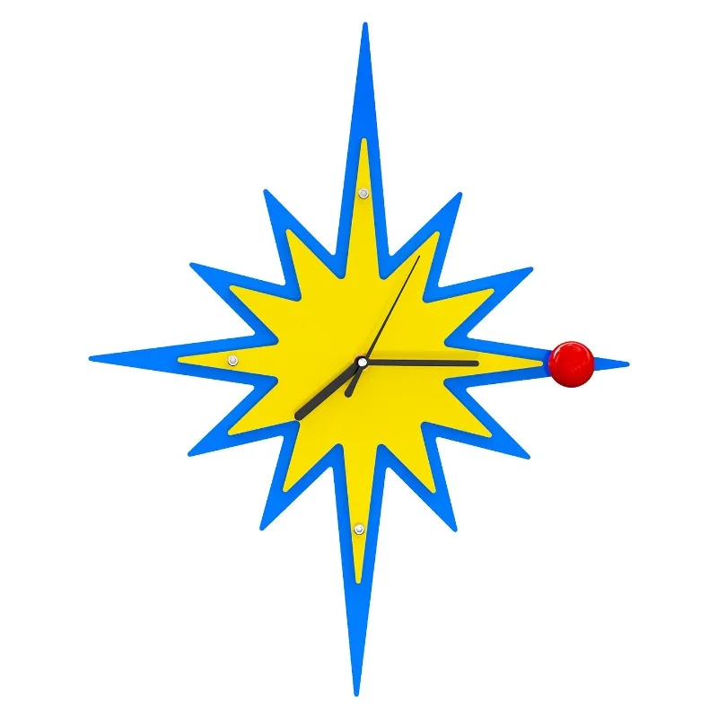 Dopamine creative lightning modeling clock home wall hanging bedroom study desktop decoration clock
Dopamine creative lightning modeling clock home wall hanging bedroom study desktop decoration clock