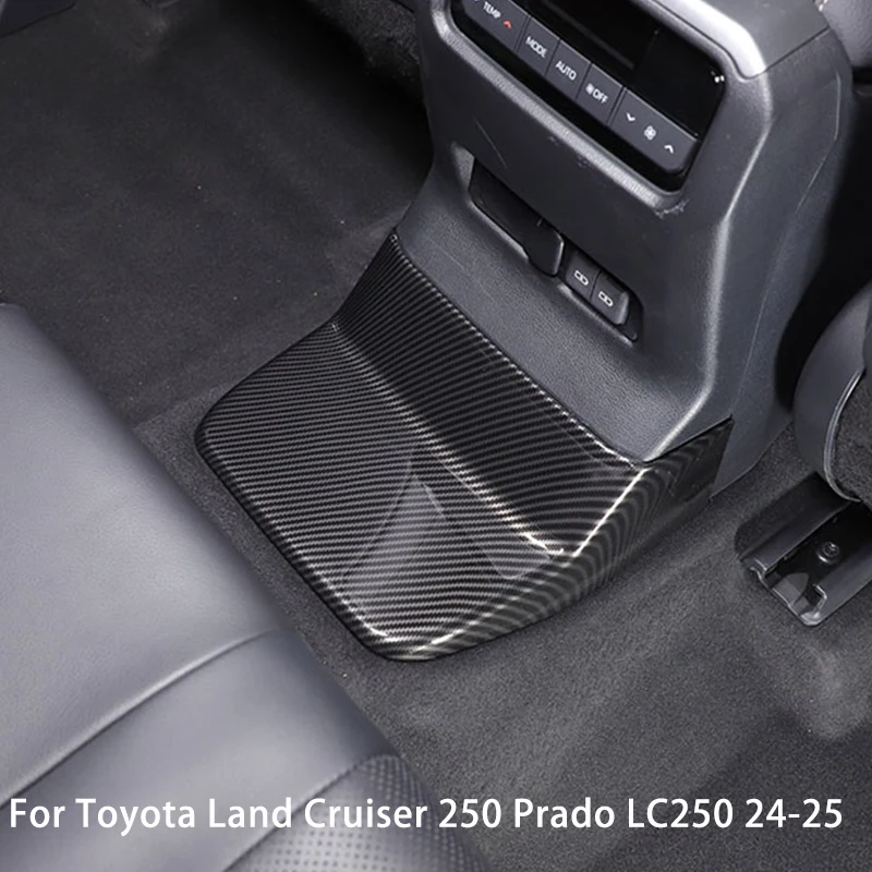 For Toyota Land Cruiser 250 Prado LC250 24-25 ABS Carbon Fiber Rear Air Outlet Cross The Bridge Decorative Panel Car Accessories
For Toyota Land Cruiser 250 Prado LC250 24-25 ABS Carbon Fiber Rear Air Outlet Cross The Bridge Decorative Panel Car Accessories