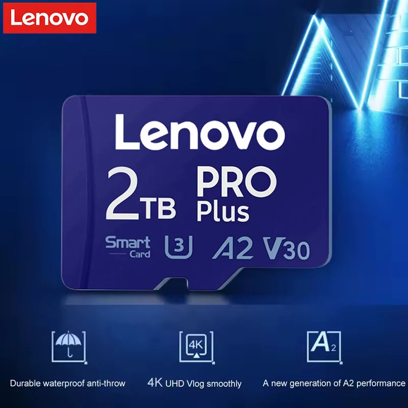 Высокоскоростная SD-карта памяти Lenovo 2 ТБ 1 ТБ A2 U3, Micro SD-карта класса 10, флеш-карта TF 128 256 512 ГБ, карты MicroSD TF для камеры
Высокоскоростная SD-карта памяти Lenovo 2 ТБ 1 ТБ A2 U3, Micro SD-карта класса 10, флеш-карта TF 128 256 512 ГБ, карты MicroSD TF для камеры