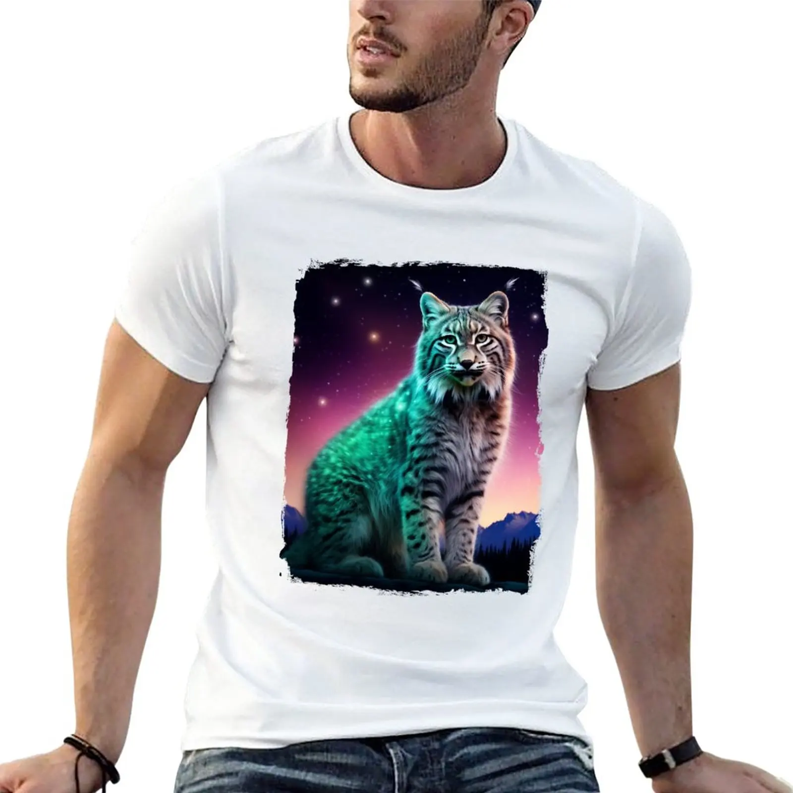 New Bobcat Under Northern Light Aurora Borealis Scenery Mountains Rivers Trees T-Shirt shirts graphic tees mens clothes
New Bobcat Under Northern Light Aurora Borealis Scenery Mountains Rivers Trees T-Shirt shirts graphic tees mens clothes