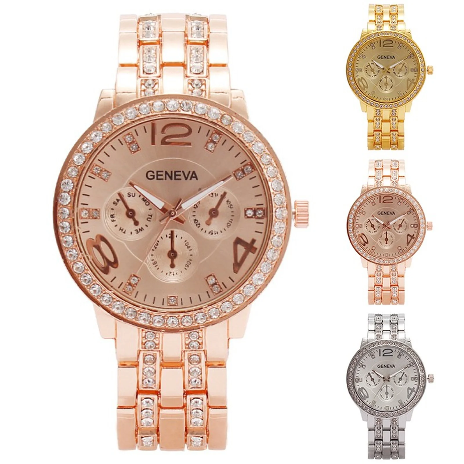 Новые женские элегантные модные часы, повседневные золотые часы из нержавеющей стали с кварцевым механизмом, женские часы с круглым циферблатом, декор
Новые женские элегантные модные часы, повседневные золотые часы из нержавеющей стали с кварцевым механизмом, женские часы с круглым циферблатом, декор