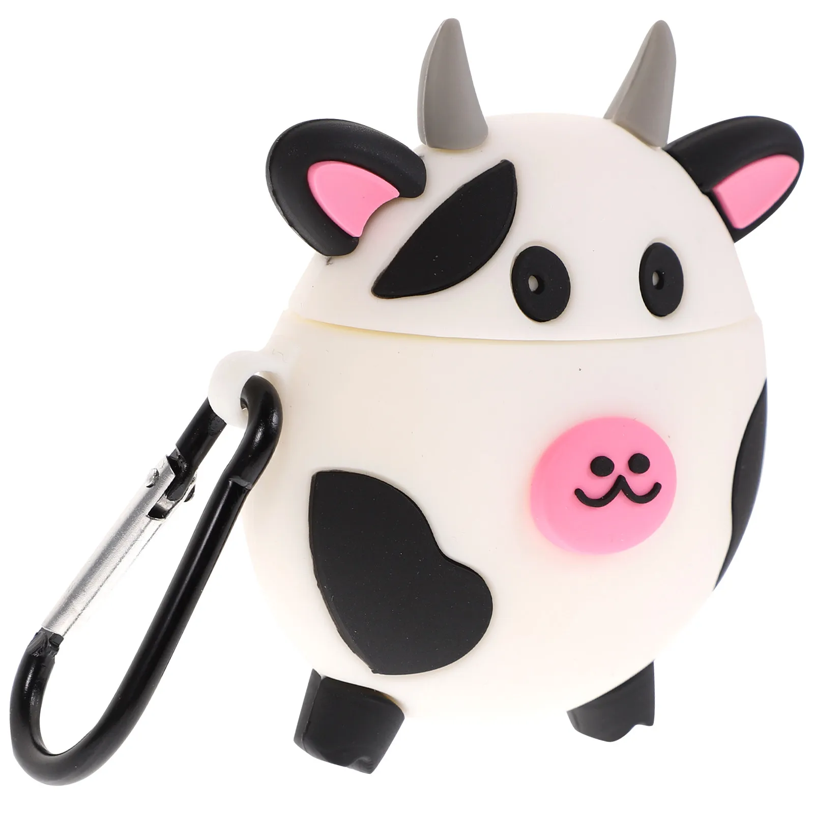 1Pcs Cow Shaped Wireless Earbuds Case Silicone and Iron Material Protective Cover for Gen 1 2 Earpieces Box Cow Earbuds
1Pcs Cow Shaped Wireless Earbuds Case Silicone and Iron Material Protective Cover for Gen 1 2 Earpieces Box Cow Earbuds