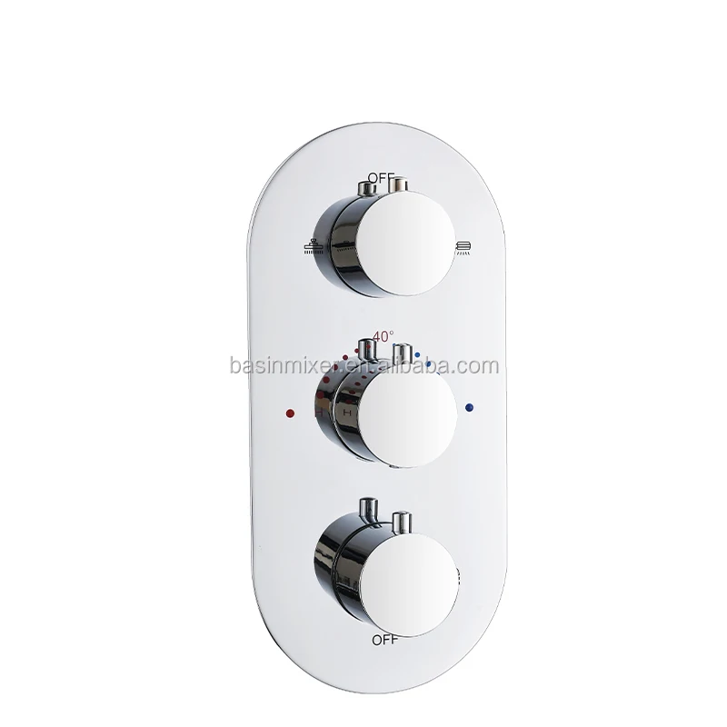 Brass Fitting in Wall Thermostatic Shower Control Valve for Bathrooms
Brass Fitting in Wall Thermostatic Shower Control Valve for Bathrooms