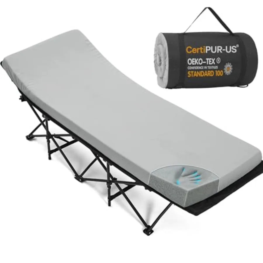 Camping Cot Mattress 2in Memory Foam Sleeping PadSoft Warm Non-Slip Camping Mattress Topper with Retaining for Adults Portable
Camping Cot Mattress 2in Memory Foam Sleeping PadSoft Warm Non-Slip Camping Mattress Topper with Retaining for Adults Portable