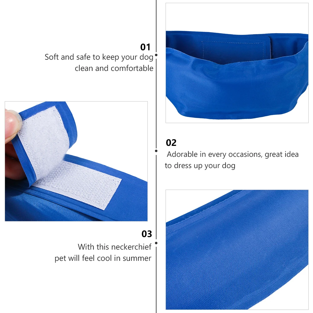 Pet Cooling Bandana Large Collar Summer Dog Neckerchief Blue Warp Comfy Lightweight
Pet Cooling Bandana Large Collar Summer Dog Neckerchief Blue Warp Comfy Lightweight