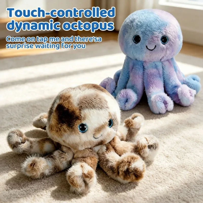 New product soothing doll plush toy intelligent interactive companion walking simulation octopus electric music
New product soothing doll plush toy intelligent interactive companion walking simulation octopus electric music