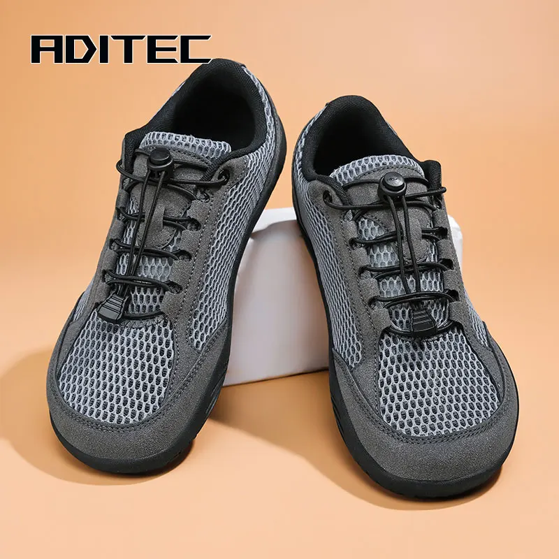 Wide-toe shoes, summer breathable mesh sports shoes, suitable for both men and women as outdoor travel shoes Rubber sole
Wide-toe shoes, summer breathable mesh sports shoes, suitable for both men and women as outdoor travel shoes Rubber sole