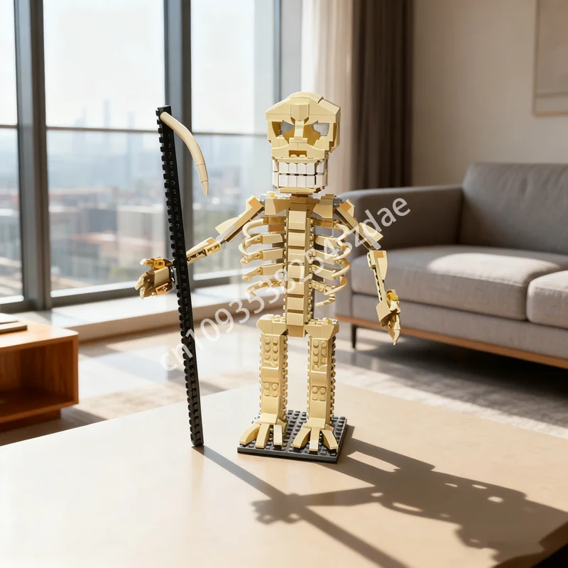 368pcs MOC Grim Grinning Bones Seasonal Model Building Blocks Assemble Toy DIY Christmas Gifts Creative Idea Brick Birthday
368pcs MOC Grim Grinning Bones Seasonal Model Building Blocks Assemble Toy DIY Christmas Gifts Creative Idea Brick Birthday