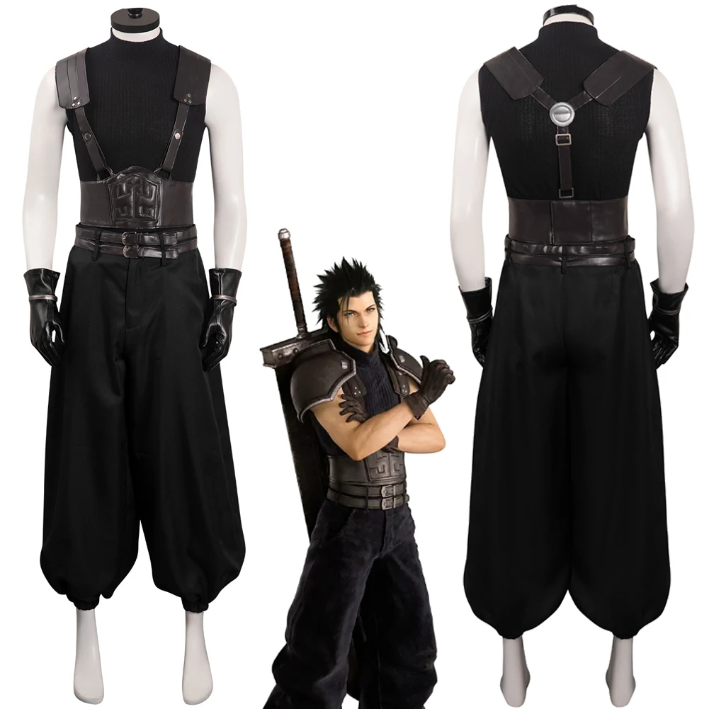 Final Role Fantasy Men Zack Cosplay Costume Gloves Set Clothing Male Disguise Fantasia Uniform Halloween Carnival Party Suits
Final Role Fantasy Men Zack Cosplay Costume Gloves Set Clothing Male Disguise Fantasia Uniform Halloween Carnival Party Suits