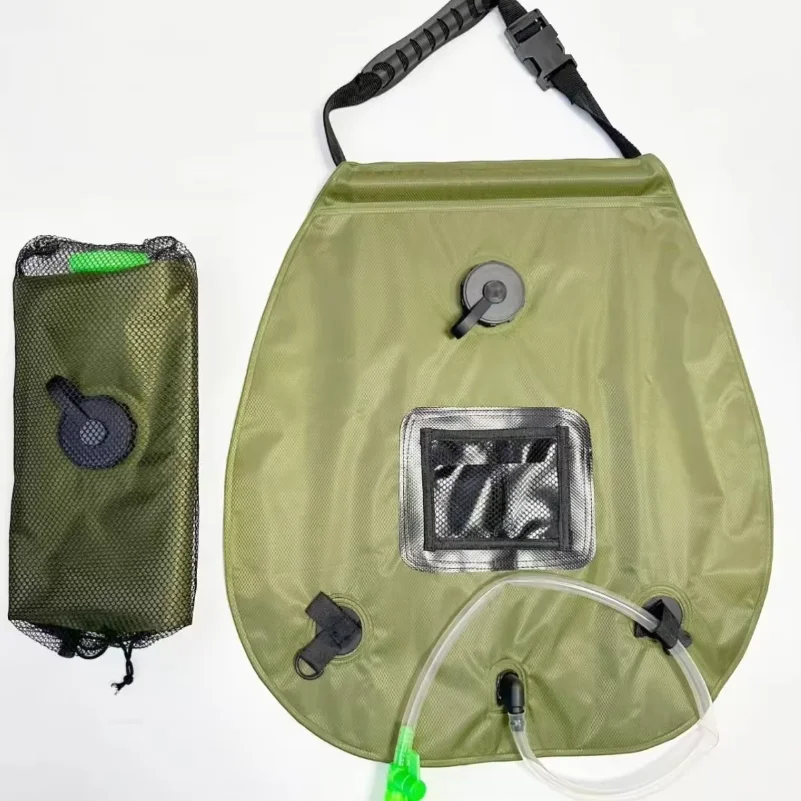 20L Solar Shower Bag Large Capacity Portable Foldable Outdoor Camping Bathing Water Storage Bag with Shower Head & Handle
20L Solar Shower Bag Large Capacity Portable Foldable Outdoor Camping Bathing Water Storage Bag with Shower Head & Handle