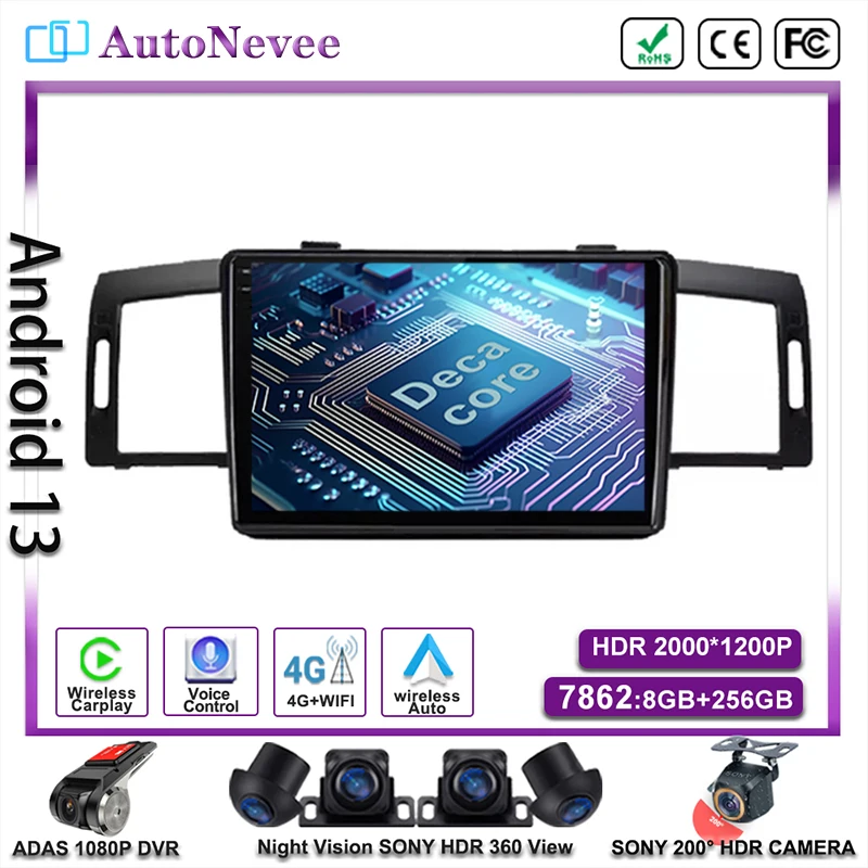 Android 13 NO 2DIN Multimedia For NISSAN FUGA 2010–2003 Car Player Auto Radio Carplay Navigation GPS Head Stereo DVD Head Unit
Android 13 NO 2DIN Multimedia For NISSAN FUGA 2010–2003 Car Player Auto Radio Carplay Navigation GPS Head Stereo DVD Head Unit