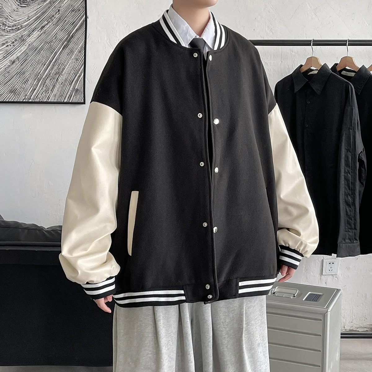 Bomber Jacket Men Casual Patchwork Mens Hip Hop Jacket Men Sportswear Windbreaker Coats Fashion Streetwear Mens Clothing 2023
Bomber Jacket Men Casual Patchwork Mens Hip Hop Jacket Men Sportswear Windbreaker Coats Fashion Streetwear Mens Clothing 2023