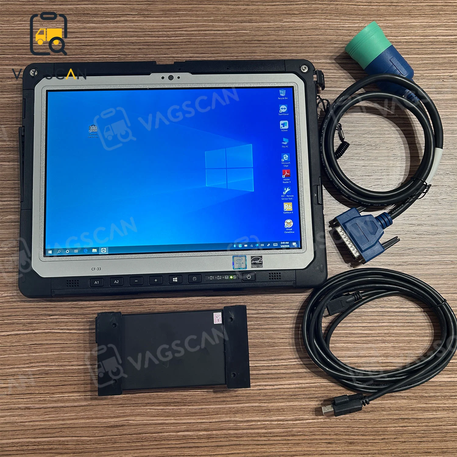 Heavy Truck Diagnostic Tool For DPA5 V9.9 EST Software Support J2534 Truck K-LINE Cable EST Engineer with CF33 Laptop
Heavy Truck Diagnostic Tool For DPA5 V9.9 EST Software Support J2534 Truck K-LINE Cable EST Engineer with CF33 Laptop