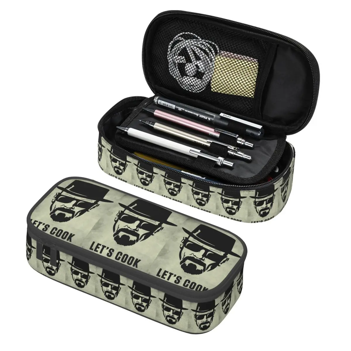 Heisenberg Lets Cook Pencil Case Pen Holder Storage Stationery Supplies Large Storage Pen Box Pencil Bag for Students
Heisenberg Lets Cook Pencil Case Pen Holder Storage Stationery Supplies Large Storage Pen Box Pencil Bag for Students