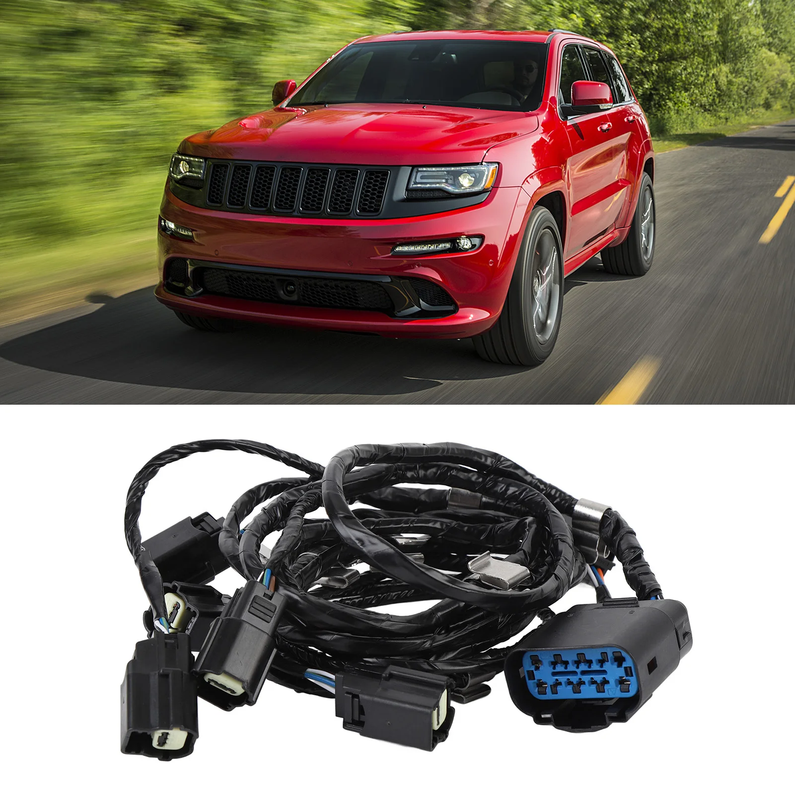 Front Fascia Wiring Plastic High Strength 68143109AB Weather Proof Front Fascia Wiring Harness for 2014 To 2015
Front Fascia Wiring Plastic High Strength 68143109AB Weather Proof Front Fascia Wiring Harness for 2014 To 2015