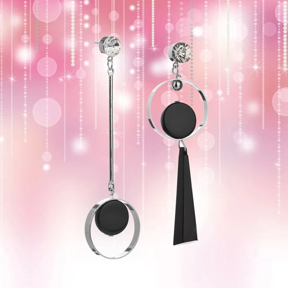 1Pair Women Earrings Retro Asymmetric Long Circle Dangle Silver Alloy Imitation Pearl Tassel Earrings Daily Party Gift
1Pair Women Earrings Retro Asymmetric Long Circle Dangle Silver Alloy Imitation Pearl Tassel Earrings Daily Party Gift