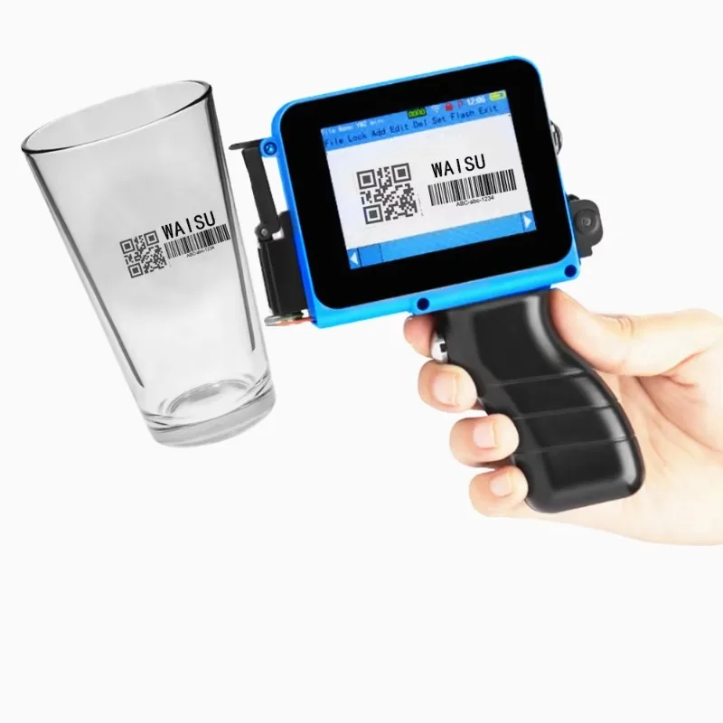 Hot saleWAISU 12.7MM Batch QR Bar Code Date Logo Product Name Portable Handheld Mini Inkjet Printer for Bottles Jars Pipe
Hot saleWAISU 12.7MM Batch QR Bar Code Date Logo Product Name Portable Handheld Mini Inkjet Printer for Bottles Jars Pipe