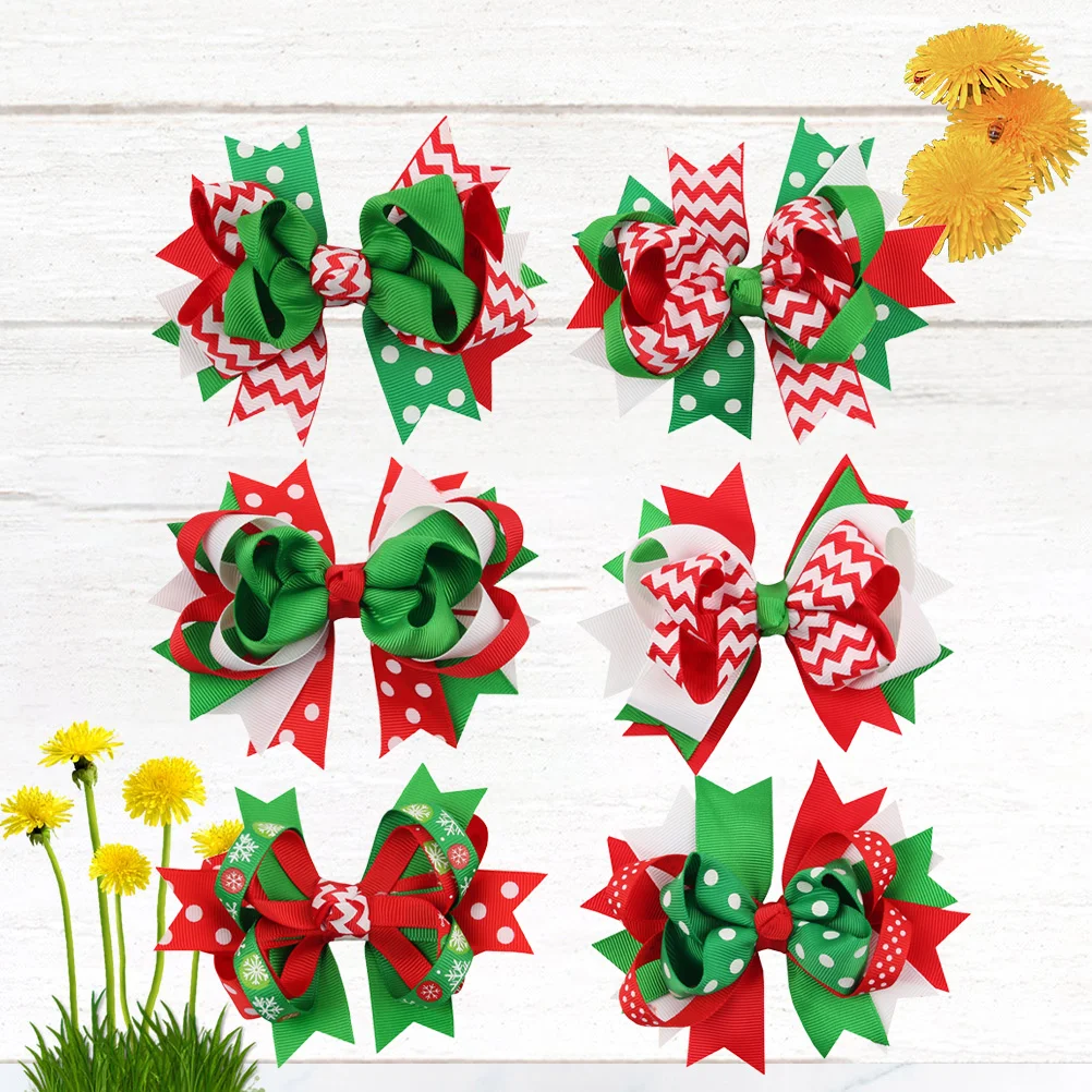 6Pcs Girls Hair Clips Stylish Bow Hairpins Christmas Gift for Kids Daily Wear Christmas Hair Clips Girls Hairclip
6Pcs Girls Hair Clips Stylish Bow Hairpins Christmas Gift for Kids Daily Wear Christmas Hair Clips Girls Hairclip