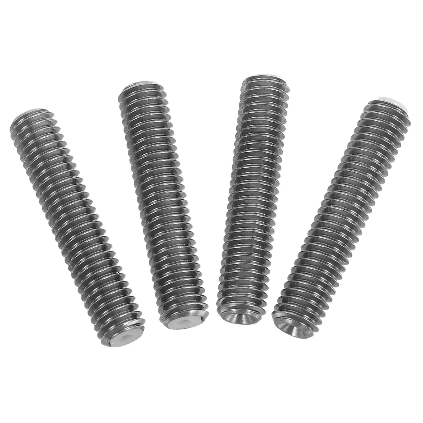 4pcs 3D Printer Threaded Pipe Nozzle Full Thread Inner Liner High Efficiency Stainless Steel For Stable Flow
