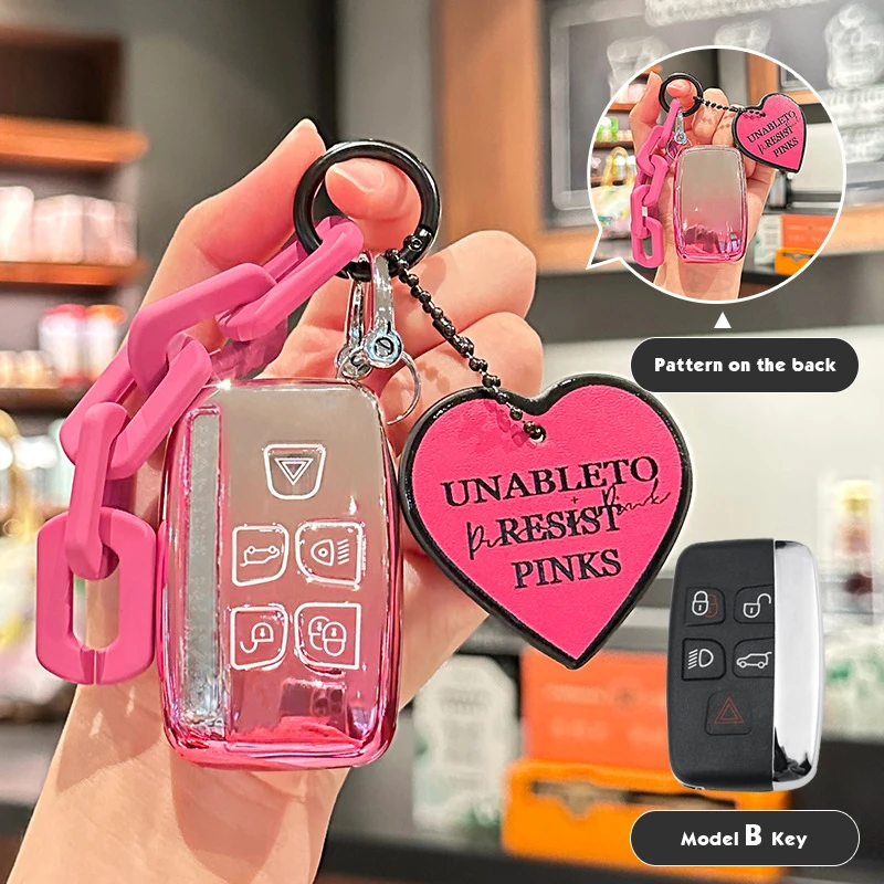 Sakura Pink Key Case for Land Rover Discovery 4 Range Rover Sport Evoque Vogue LR2 LR4 Remote Car Key Protective Case Cover Fob
Sakura Pink Key Case for Land Rover Discovery 4 Range Rover Sport Evoque Vogue LR2 LR4 Remote Car Key Protective Case Cover Fob