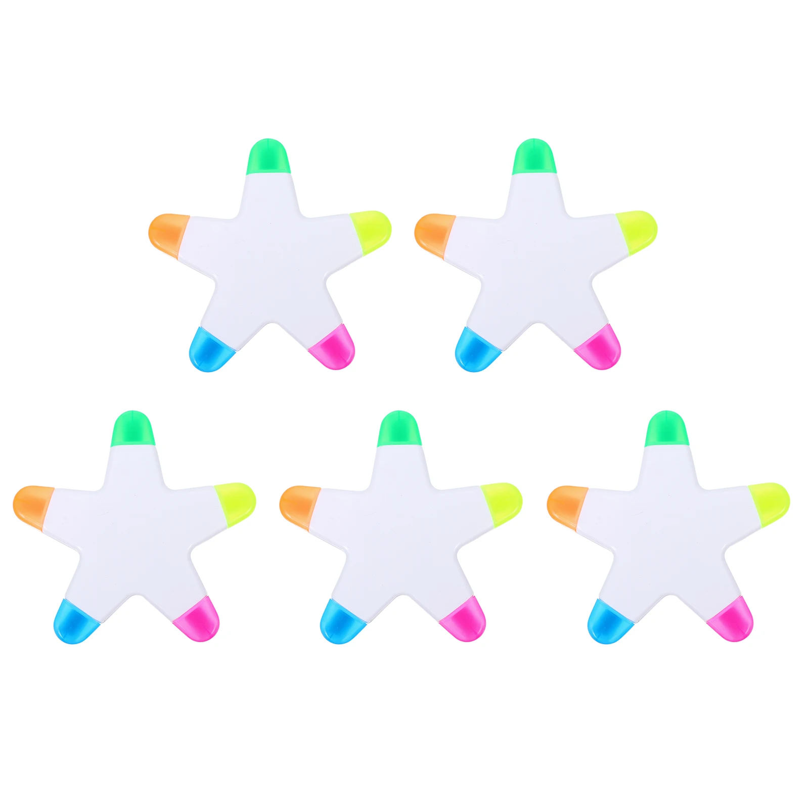 5PCS Five color Highlighters Star Shape Markers Colorful Pens Bright Colors Writing Tools Smooth Flow No Ink Leakage Ideal
5PCS Five color Highlighters Star Shape Markers Colorful Pens Bright Colors Writing Tools Smooth Flow No Ink Leakage Ideal