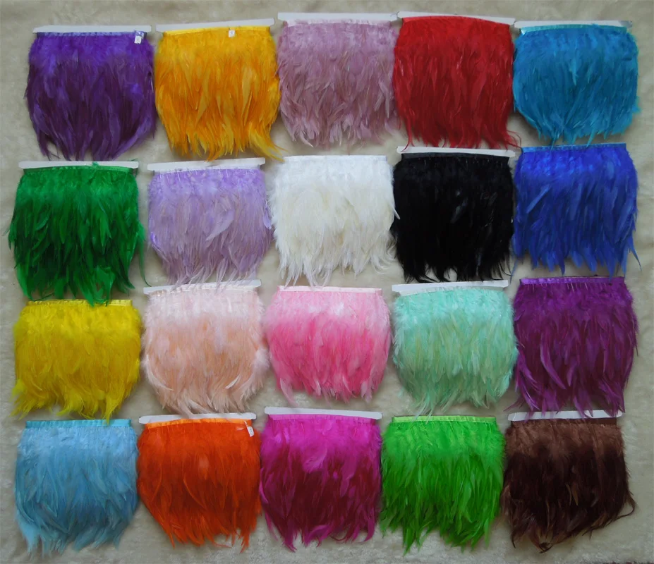 Оптовая продажа, 20 цветов, отделка петушиных перьев, Hackle Feather Fringe, 4-6 дюймов, лента с перьями для платья, высокое качество
Оптовая продажа, 20 цветов, отделка петушиных перьев, Hackle Feather Fringe, 4-6 дюймов, лента с перьями для платья, высокое качество