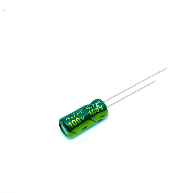 250pcs 100V 4.7uF Electrolytic Capacitor High Frequency Low ESR Long Life 5x11mm for Power Supply
250pcs 100V 4.7uF Electrolytic Capacitor High Frequency Low ESR Long Life 5x11mm for Power Supply