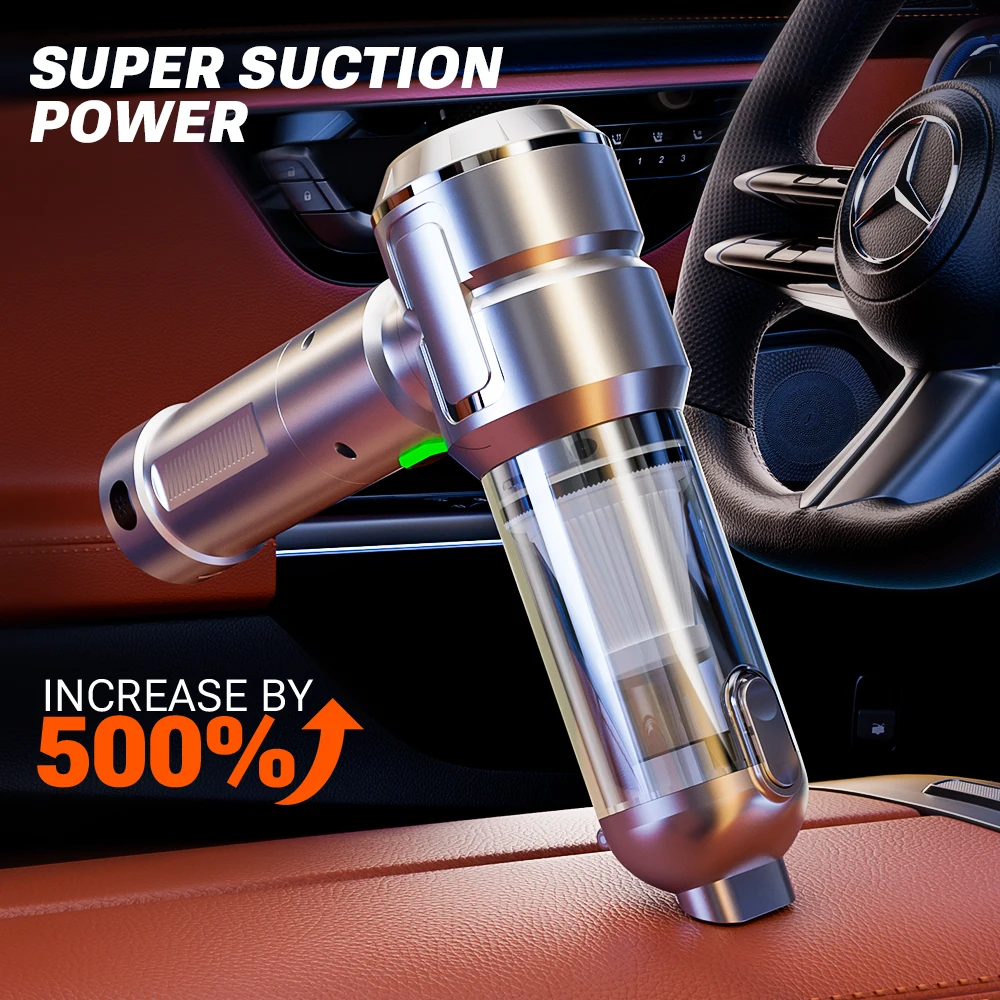 SZUK 2026 Mini Portable Vacuum Cleaner Handheld Wireless Car Vacuum Cleaner Powerful Blower Mini Cleaning Machine with LED Light
SZUK 2026 Mini Portable Vacuum Cleaner Handheld Wireless Car Vacuum Cleaner Powerful Blower Mini Cleaning Machine with LED Light