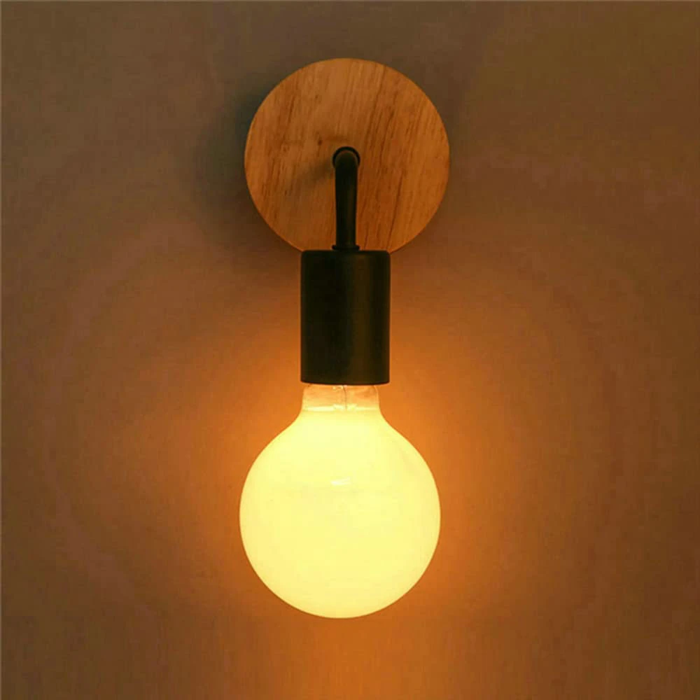 1/2/4PCS Wall Lamp Wood Vintage Sconce Wall Decor LED Light Fixture for E27 Bulb Stylish Indoor Lighting Bedside Retro Lamp бра
1/2/4PCS Wall Lamp Wood Vintage Sconce Wall Decor LED Light Fixture for E27 Bulb Stylish Indoor Lighting Bedside Retro Lamp бра
