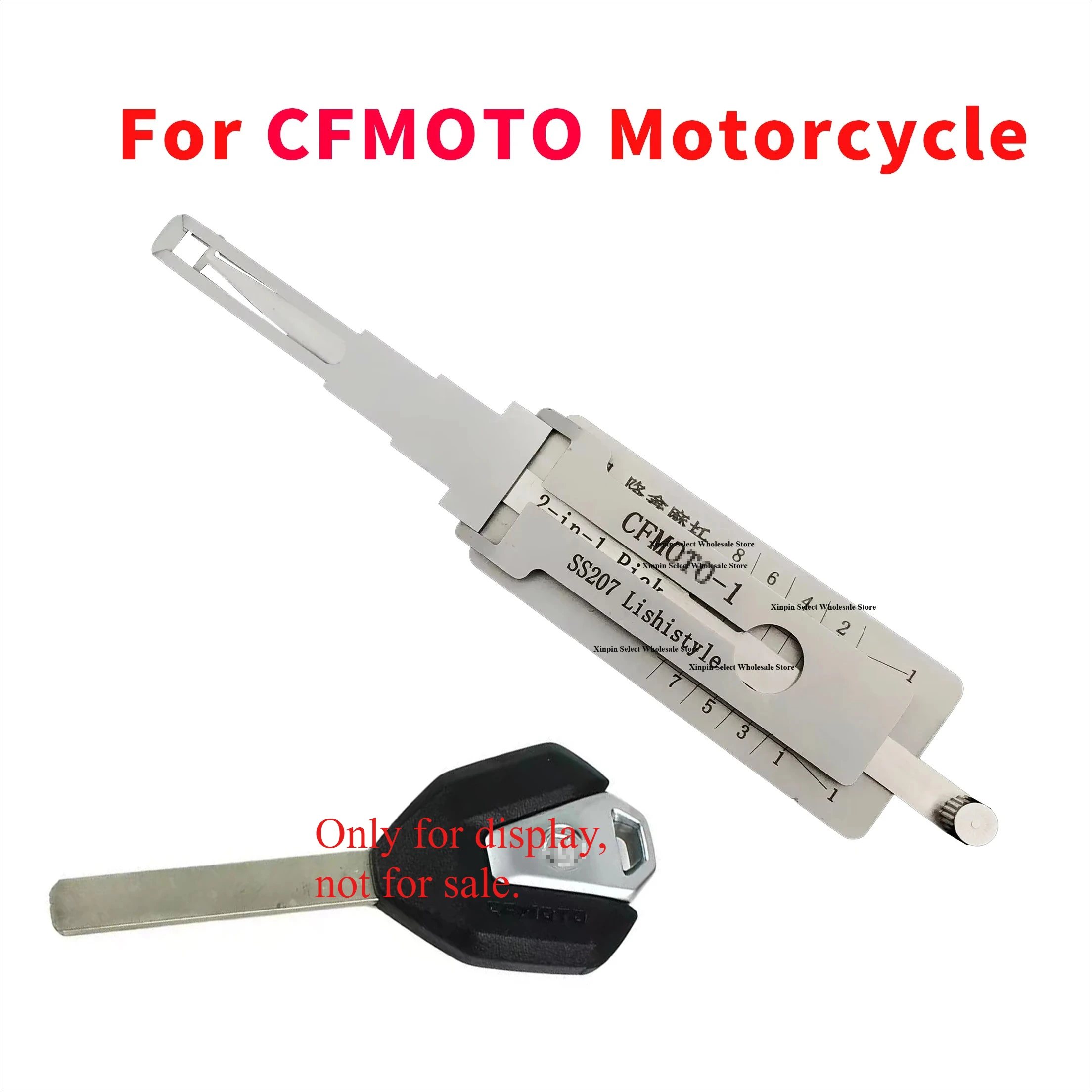 For CFMOTO SS207 Lishi 2-in-1 Style For CFMOTO Motorcycle Decoder Lock Pick Tool losmiths tool Key words Copy tool
For CFMOTO SS207 Lishi 2-in-1 Style For CFMOTO Motorcycle Decoder Lock Pick Tool losmiths tool Key words Copy tool