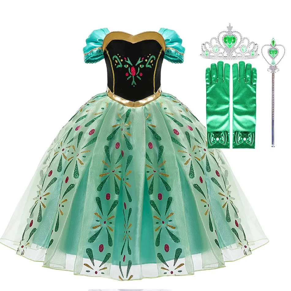 Little Girls Princess Dresses Snow Queen Anna Costume Children Halloween Cosplay Clothes Kids Birthday Party Carnival Disguise
Little Girls Princess Dresses Snow Queen Anna Costume Children Halloween Cosplay Clothes Kids Birthday Party Carnival Disguise