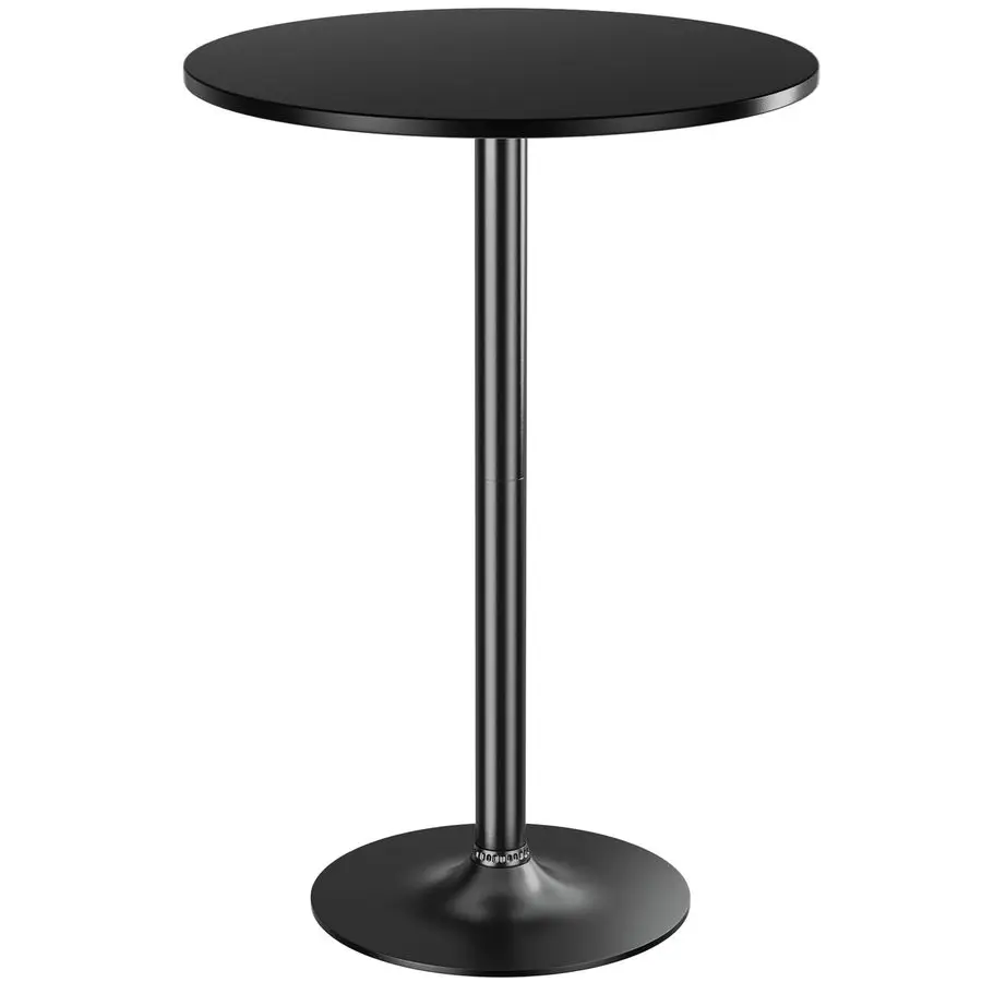 Round Bar Table, Cocktail Table with Metal Base amp MDF Top, Counter Height Pub Table for Dining Room, Living Room, Kitchen, Bar
Round Bar Table, Cocktail Table with Metal Base amp MDF Top, Counter Height Pub Table for Dining Room, Living Room, Kitchen, Bar