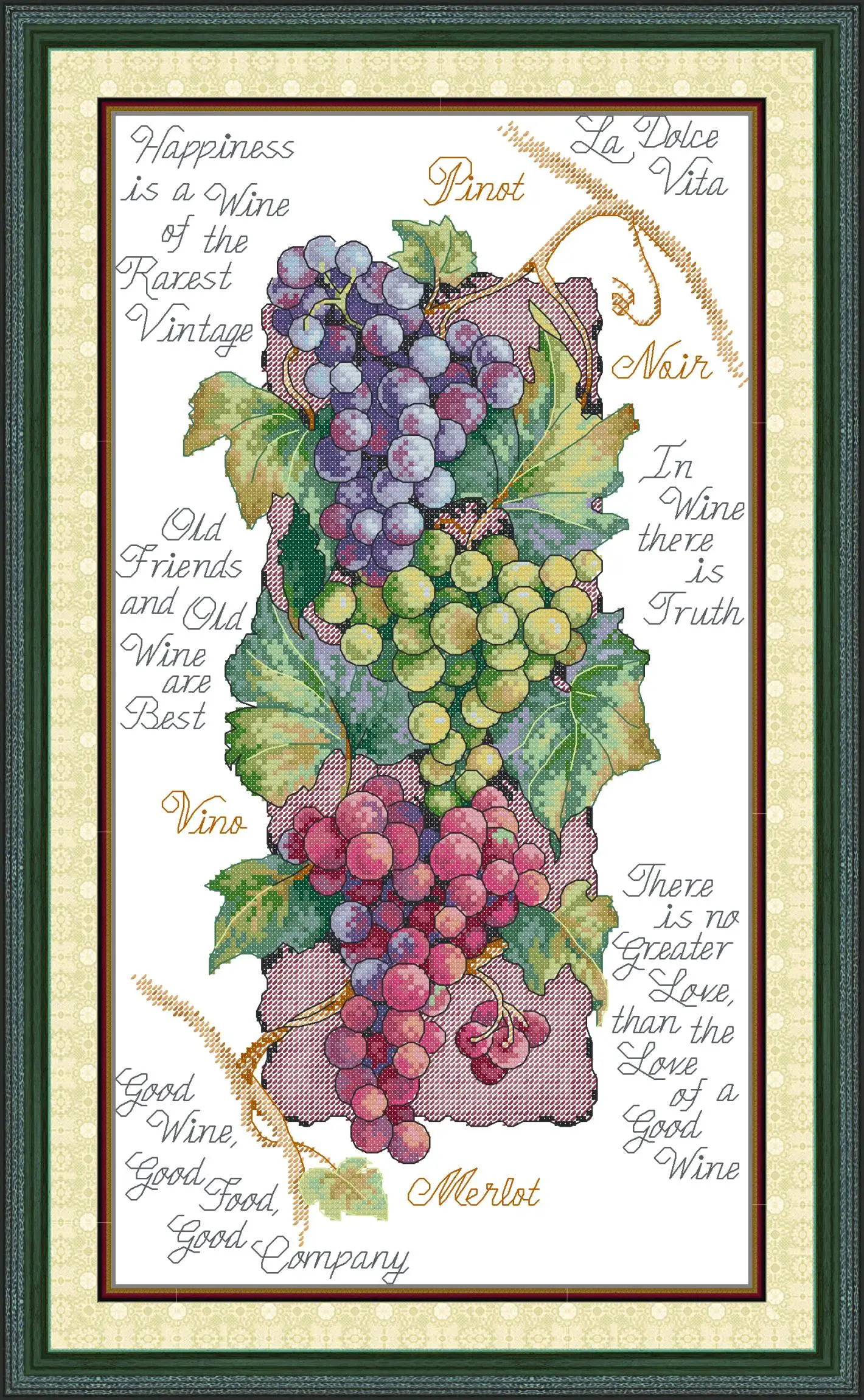 Maydear Full Cross Stitch Kit, 11CT/14CT/16CT/9CT Aida Fabric,DMC Threads Sewing Pattern Embroidery Set-The Grape Story
Maydear Full Cross Stitch Kit, 11CT/14CT/16CT/9CT Aida Fabric,DMC Threads Sewing Pattern Embroidery Set-The Grape Story