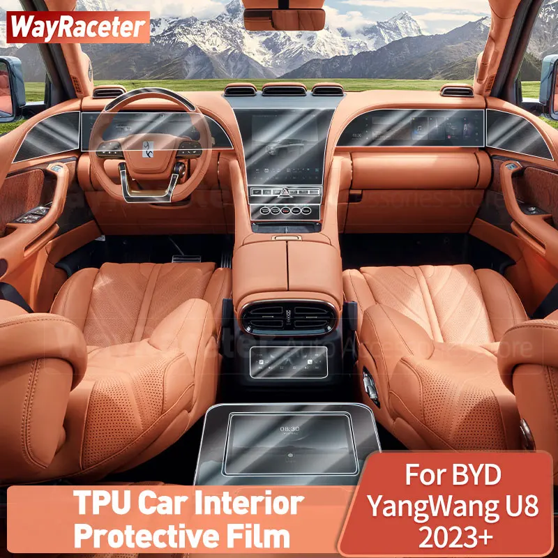 Self Healing Car Interior Central Console Gear Dashboard TPU Paint Protective Film For BYD YangWang U8 2023 2024 + Accessories
Self Healing Car Interior Central Console Gear Dashboard TPU Paint Protective Film For BYD YangWang U8 2023 2024 + Accessories