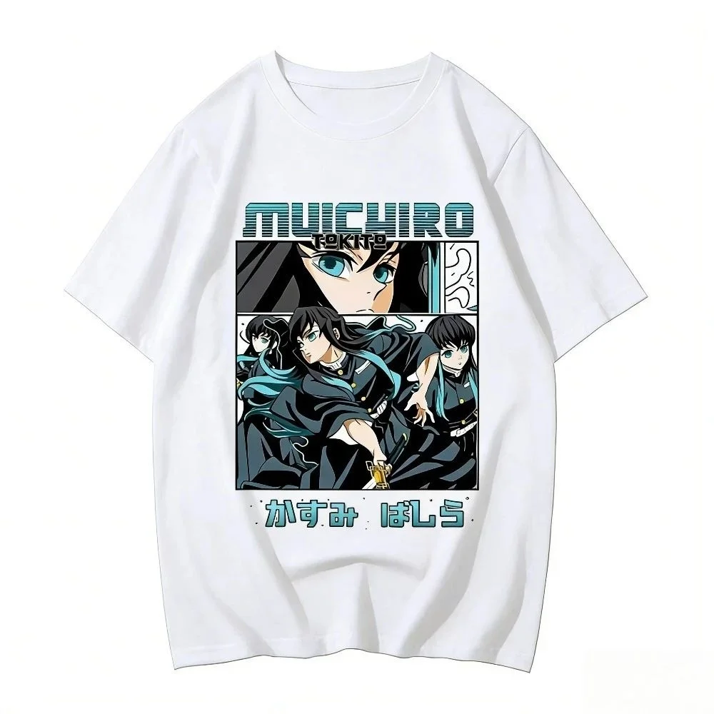 Demon Slayer Muichiro Tokito Unisex Pure Cotton T-shirt 2026 Summer Anime Print Loose Casual Parent-child Short Sleeved Top
Demon Slayer Muichiro Tokito Unisex Pure Cotton T-shirt 2026 Summer Anime Print Loose Casual Parent-child Short Sleeved Top